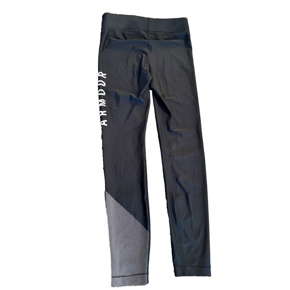 Under Armour Leggings Womens Medium Black HeatGear Compression Breathable Ladies - Picture 1 of 6